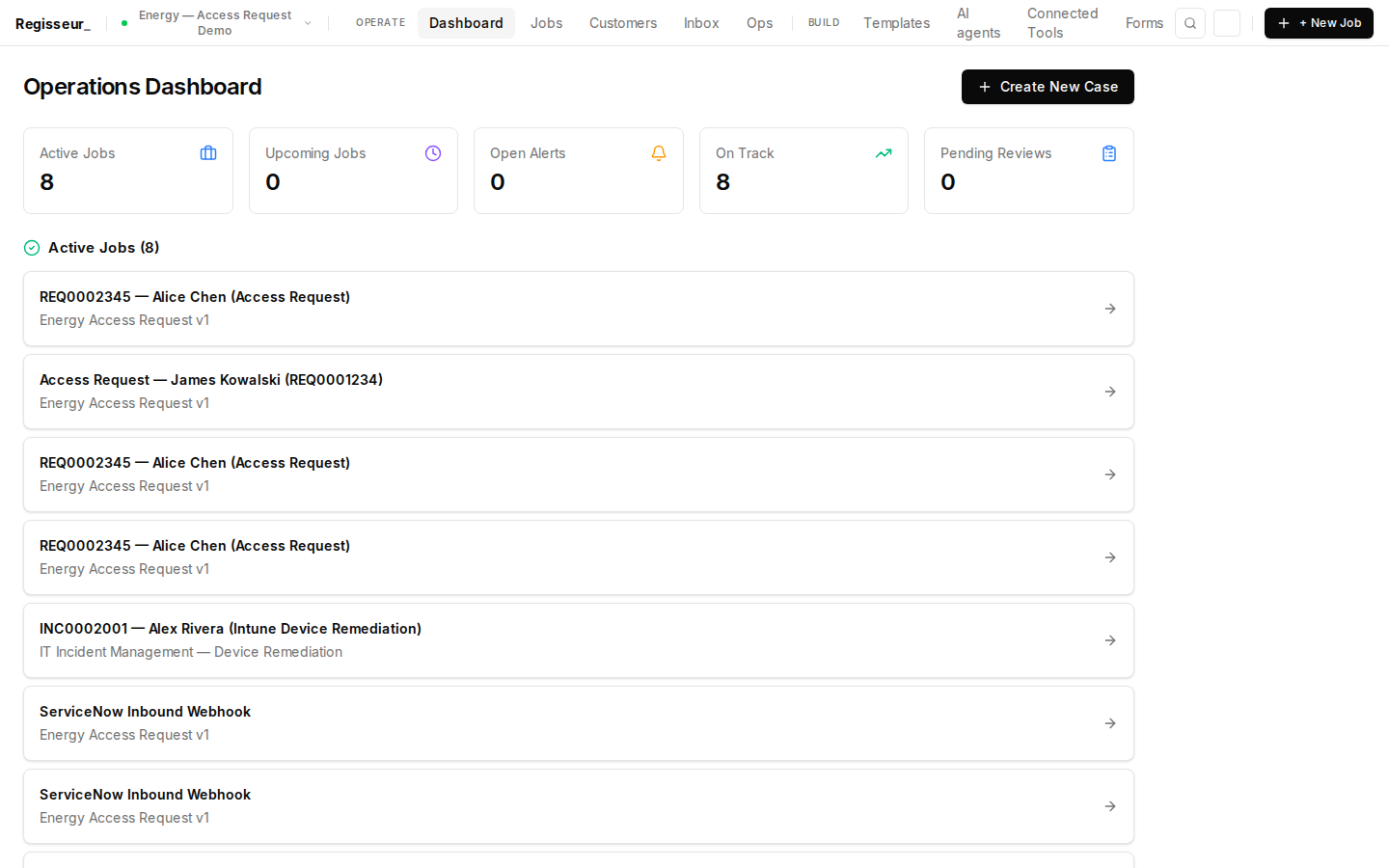 §1a — Workflow Control Center: daily operating surface