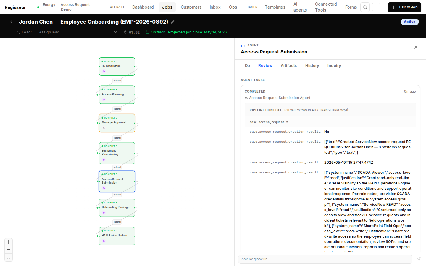 §7a — Access Request Submitted: ServiceNow ticket REQ0000892 created