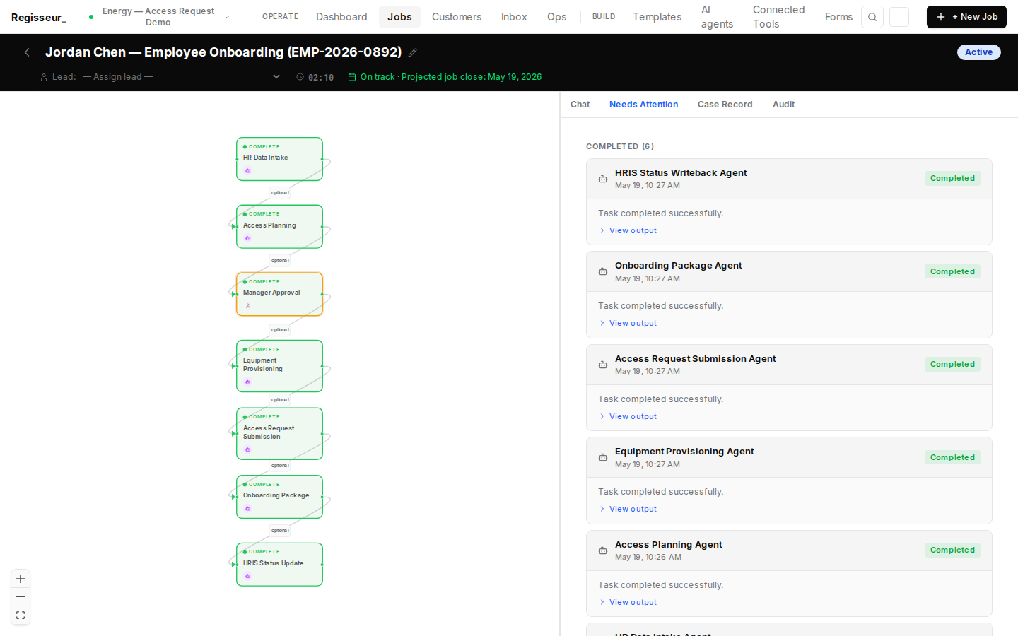§9b — Audit Trail: full chain-of-custody for Jordan Chen onboarding