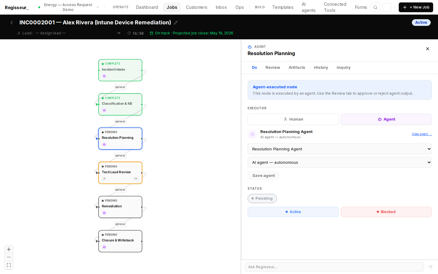 §5a — Resolution Planning node: agent executor ready