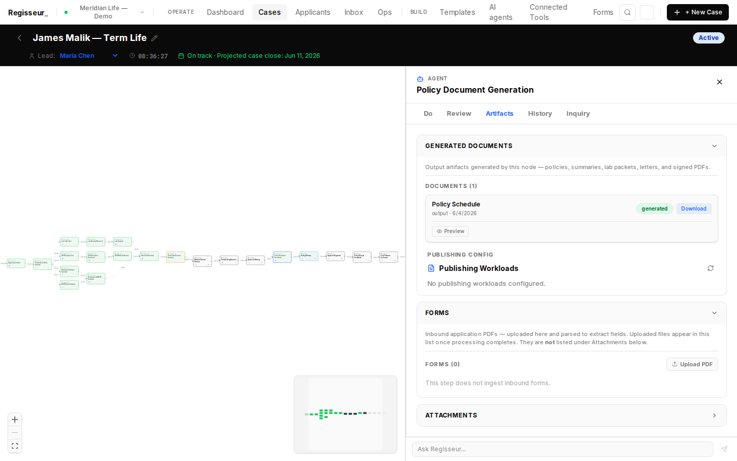 §5d — Policy Document Generation Artifacts Tab (Generated Documents)
